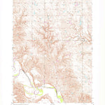 United States Geological Survey Okaton SE, SD (1951, 24000-Scale) digital map