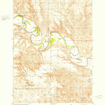 United States Geological Survey Okaton SW, SD (1951, 24000-Scale) digital map