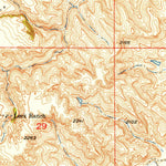 United States Geological Survey Okaton SW, SD (1951, 24000-Scale) digital map