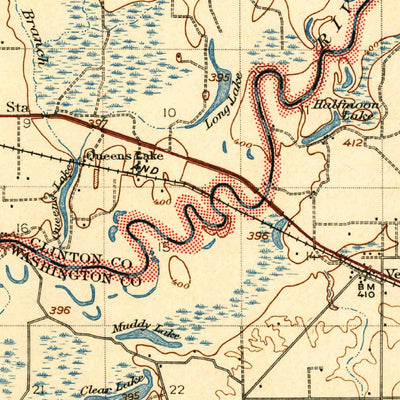 United States Geological Survey Okawville, IL (1910, 62500-Scale) digital map