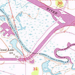 United States Geological Survey Okeechobee NW, FL (1952, 24000-Scale) digital map