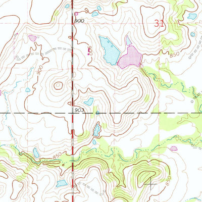 United States Geological Survey Okemah, OK (1967, 24000-Scale) digital map