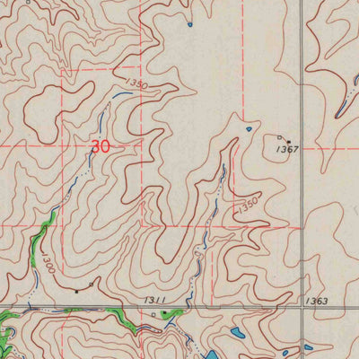 United States Geological Survey Oketo, KS (1966, 24000-Scale) digital map
