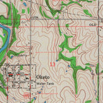 United States Geological Survey Oketo, KS (1966, 24000-Scale) digital map