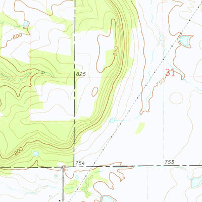 United States Geological Survey Okfuskee, OK (1973, 24000-Scale) digital map