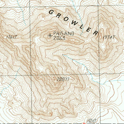 United States Geological Survey Okie Well, AZ (1990, 24000-Scale) digital map