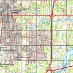 United States Geological Survey Oklahoma City North, OK (1990, 100000-Scale) digital map