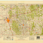 United States Geological Survey Oklahoma City, OK (1954, 250000-Scale) digital map