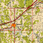 United States Geological Survey Oklahoma City, OK (1954, 250000-Scale) digital map