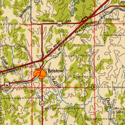United States Geological Survey Oklahoma City, OK (1954, 250000-Scale) digital map