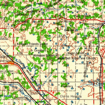 United States Geological Survey Oklahoma City, OK (1963, 250000-Scale) digital map