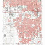 United States Geological Survey Oklahoma City, OK (1986, 24000-Scale) digital map