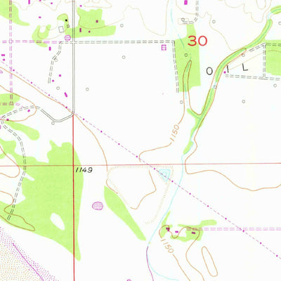 United States Geological Survey Oklahoma City SE, OK (1956, 24000-Scale) digital map