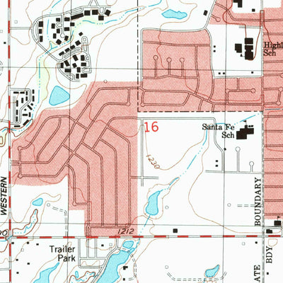 United States Geological Survey Oklahoma City SE, OK (1986, 24000-Scale) digital map