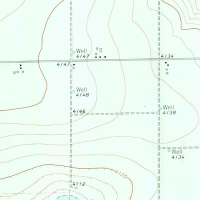 United States Geological Survey Oklahoma Lane, TX (1963, 24000-Scale) digital map