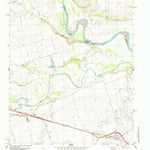 United States Geological Survey Oklaunion, TX-OK (1985, 24000-Scale) digital map