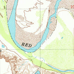 United States Geological Survey Oklaunion, TX-OK (1985, 24000-Scale) digital map
