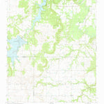 United States Geological Survey Okmulgee Lake, OK (1973, 24000-Scale) digital map