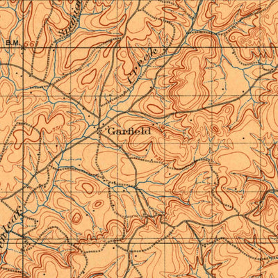 United States Geological Survey Okmulgee, OK (1901, 125000-Scale) digital map