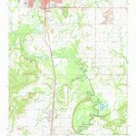 United States Geological Survey Okmulgee South, OK (1971, 24000-Scale) digital map