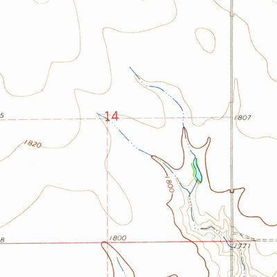 United States Geological Survey Okobojo NE, SD (1965, 24000-Scale) digital map