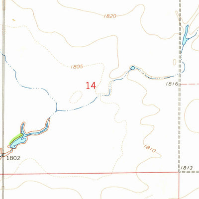 United States Geological Survey Okobojo, SD (1965, 24000-Scale) digital map