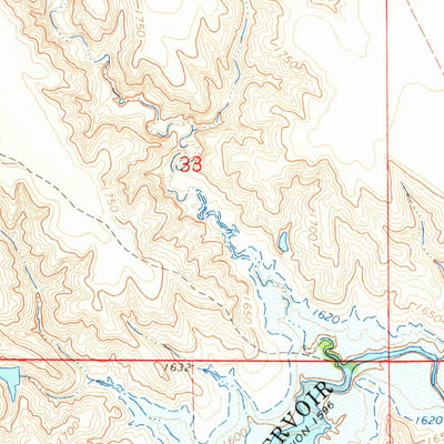 United States Geological Survey Okobojo, SD (1965, 24000-Scale) digital map