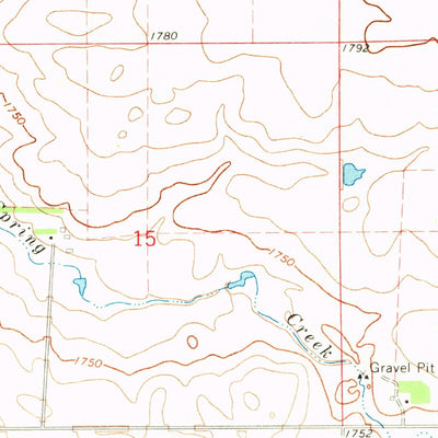 United States Geological Survey Okobojo SE, SD (1967, 24000-Scale) digital map