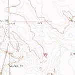 United States Geological Survey Okobojo SW, SD (1973, 24000-Scale) digital map