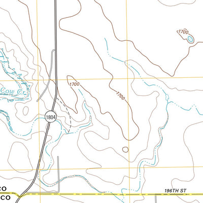 United States Geological Survey Okobojo SW, SD (2012, 24000-Scale) digital map