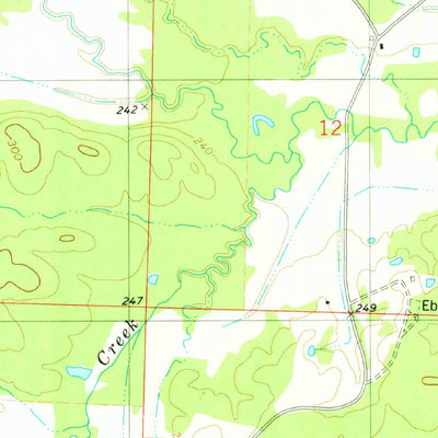 United States Geological Survey Okolona North, AR (1975, 24000-Scale) digital map