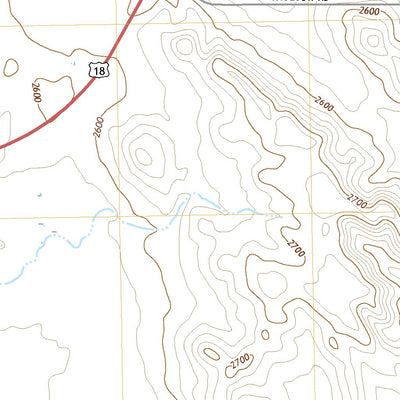 United States Geological Survey Okreek, SD (2021, 24000-Scale) digital map