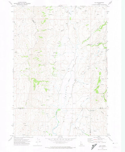 United States Geological Survey Ola, ID (1970, 24000-Scale) digital map
