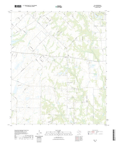 United States Geological Survey Ola, TX (2022, 24000-Scale) digital map