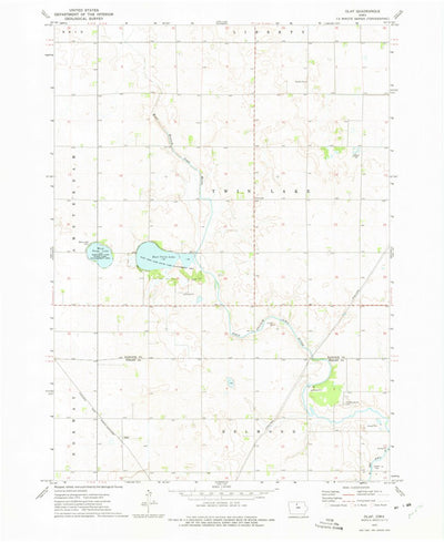 United States Geological Survey Olaf, IA (1972, 24000-Scale) digital map