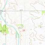 United States Geological Survey Olaf, IA (1972, 24000-Scale) digital map