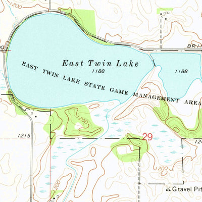 United States Geological Survey Olaf, IA (1972, 24000-Scale) digital map