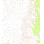 United States Geological Survey Olaf Knolls, AZ (1971, 24000-Scale) digital map