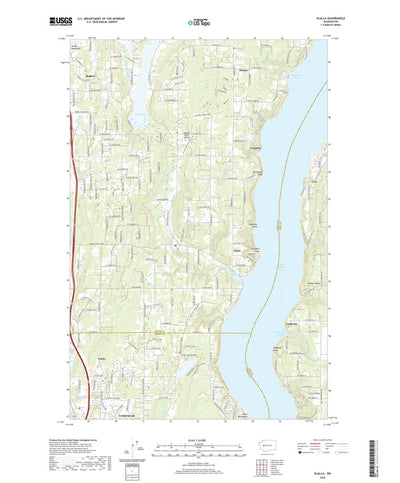 United States Geological Survey Olalla, WA (2020, 24000-Scale) digital map