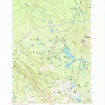 United States Geological Survey Olallie Butte, OR (1988, 24000-Scale) digital map