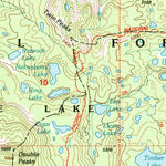 United States Geological Survey Olallie Butte, OR (1997, 24000-Scale) digital map