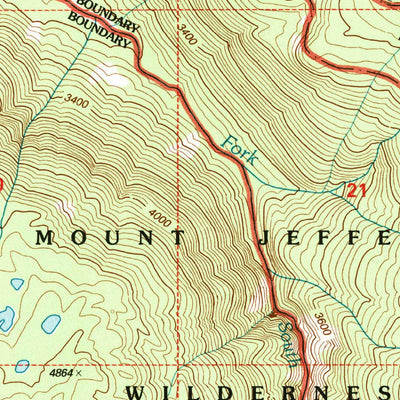 United States Geological Survey Olallie Butte, OR (1997, 24000-Scale) digital map