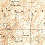 United States Geological Survey Olancha, CA (1905, 125000-Scale) digital map