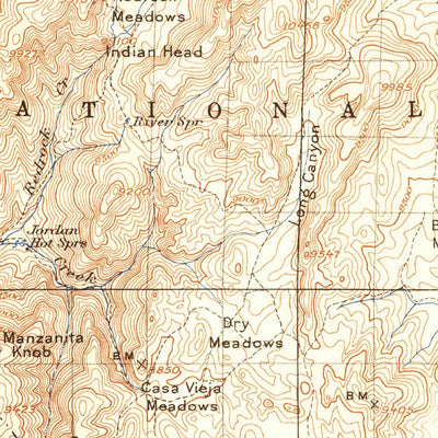 United States Geological Survey Olancha, CA (1905, 125000-Scale) digital map