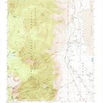 United States Geological Survey Olancha, CA (1988, 24000-Scale) digital map