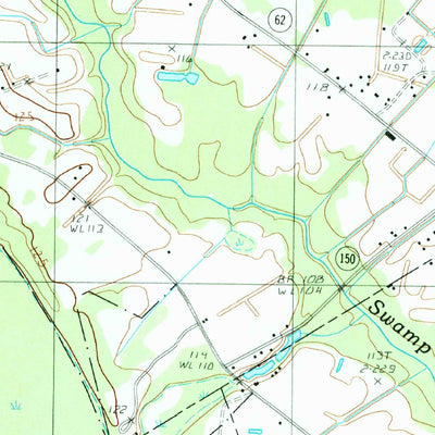 United States Geological Survey Olanta, SC (1990, 24000-Scale) digital map