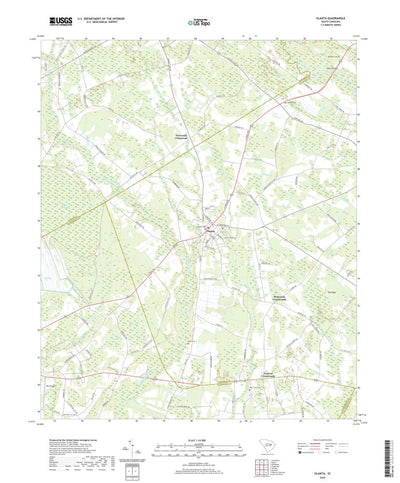 United States Geological Survey Olanta, SC (2020, 24000-Scale) digital map
