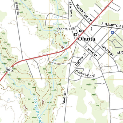 United States Geological Survey Olanta, SC (2020, 24000-Scale) digital map