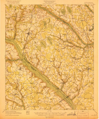 United States Geological Survey Olar, SC (1919, 62500-Scale) digital map