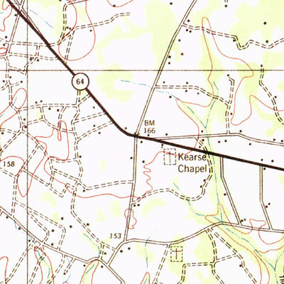 United States Geological Survey Olar, SC (1943, 62500-Scale) digital map